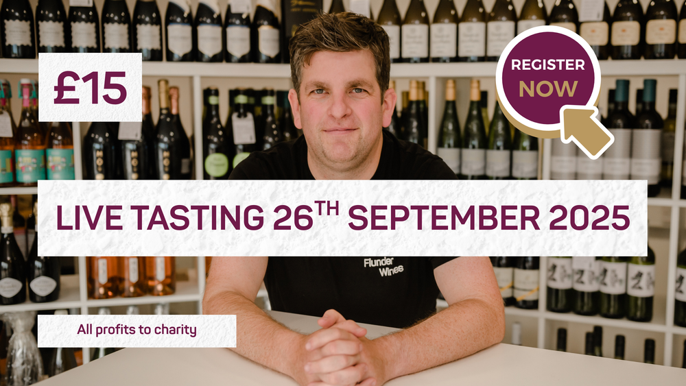 Live Online Wine Tasting Friday 26th 8:30pm